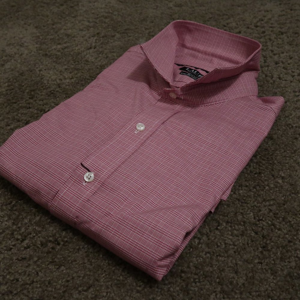 LAUREN Ralph Lauren Red white dress st 17.5 36/37